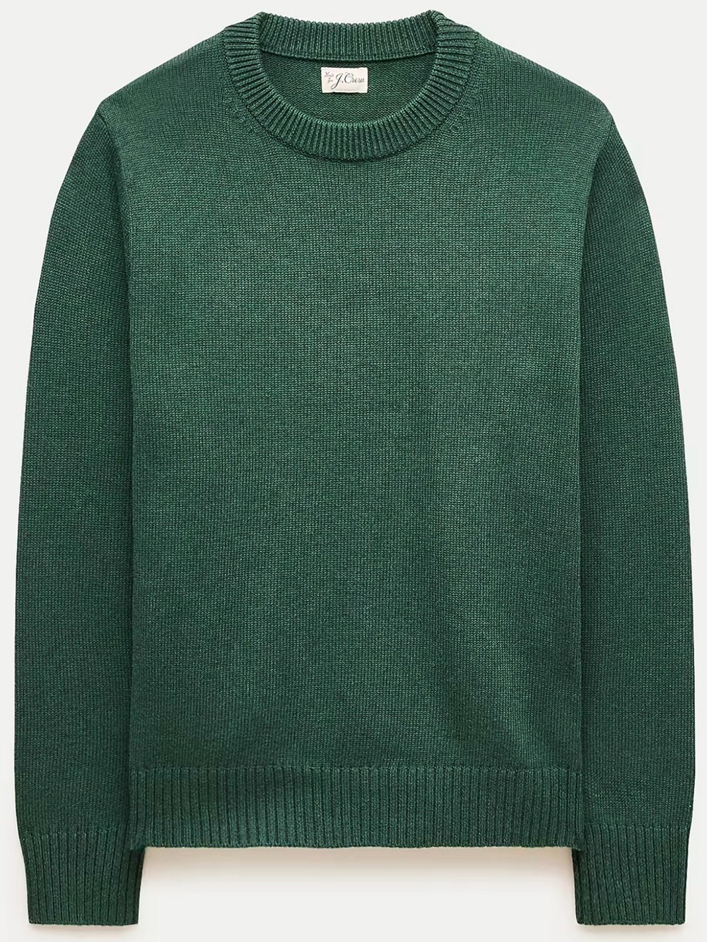 J Crew Heritage Cotton Crewneck Sweater